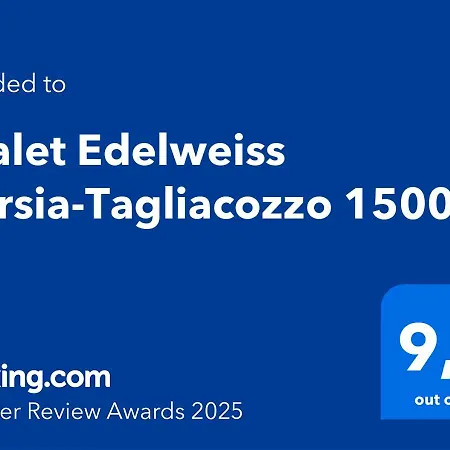 Chalet Edelweiss Marsia-tagliacozzo 1500mt *